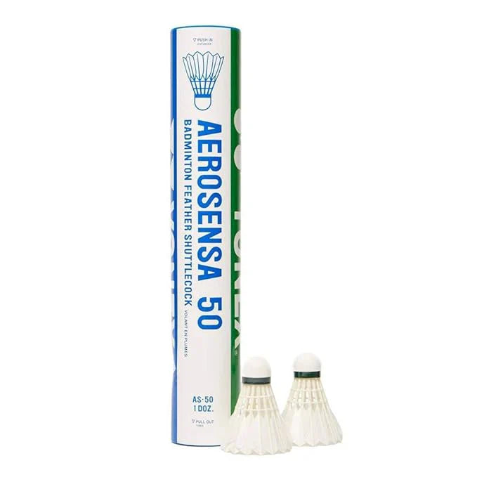 YONEX Aerosensa 50 Professional Feather Shuttlecock (Pack of 12)